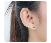 Gold Plated Stud Earring 3 mm Dot Shape ST-01-GP